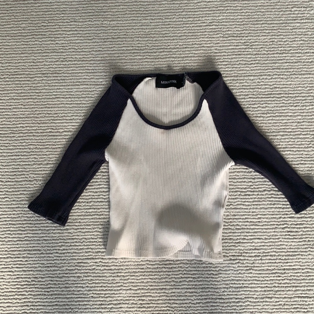 Mink pink crop top